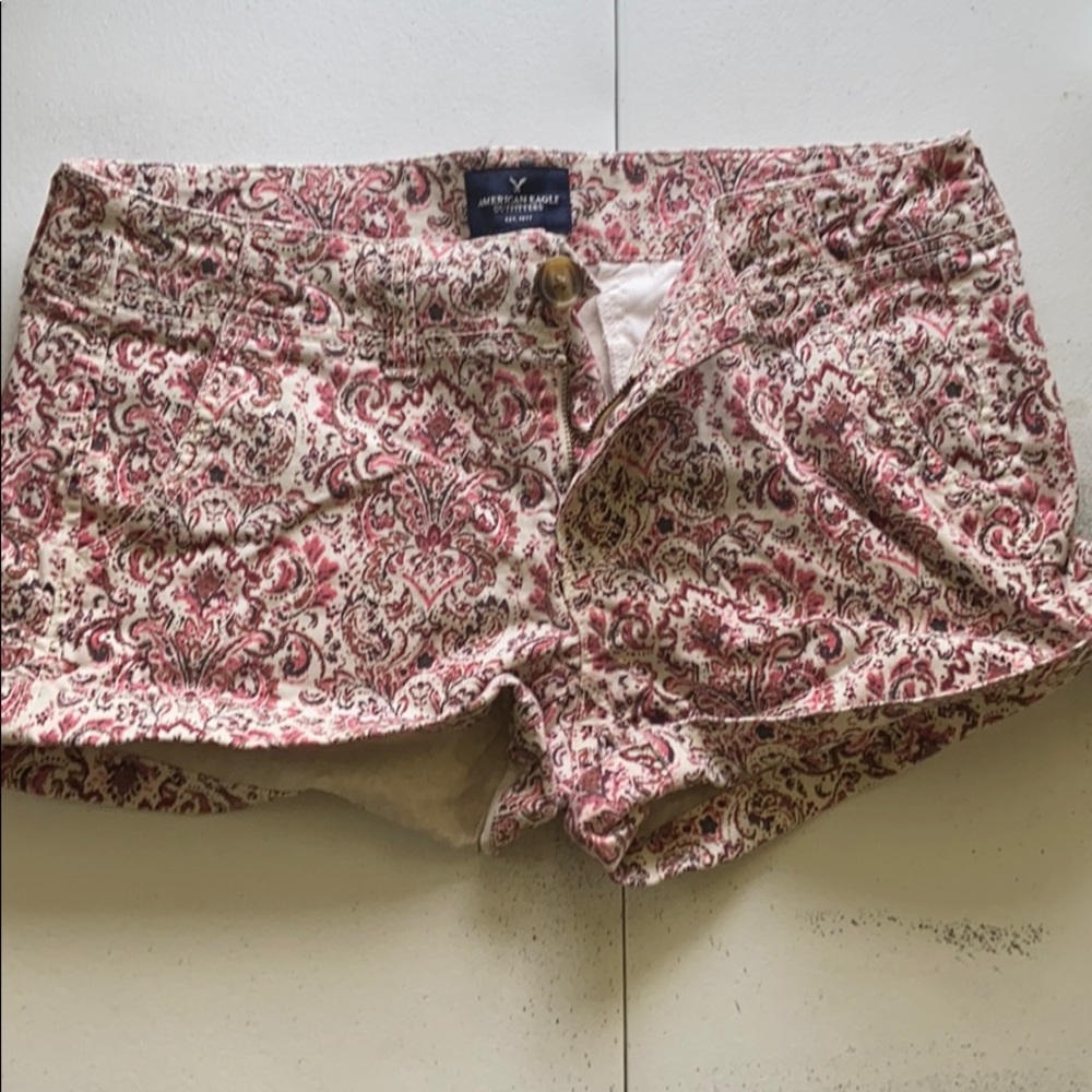 American Eagle Paisley Short Shorts